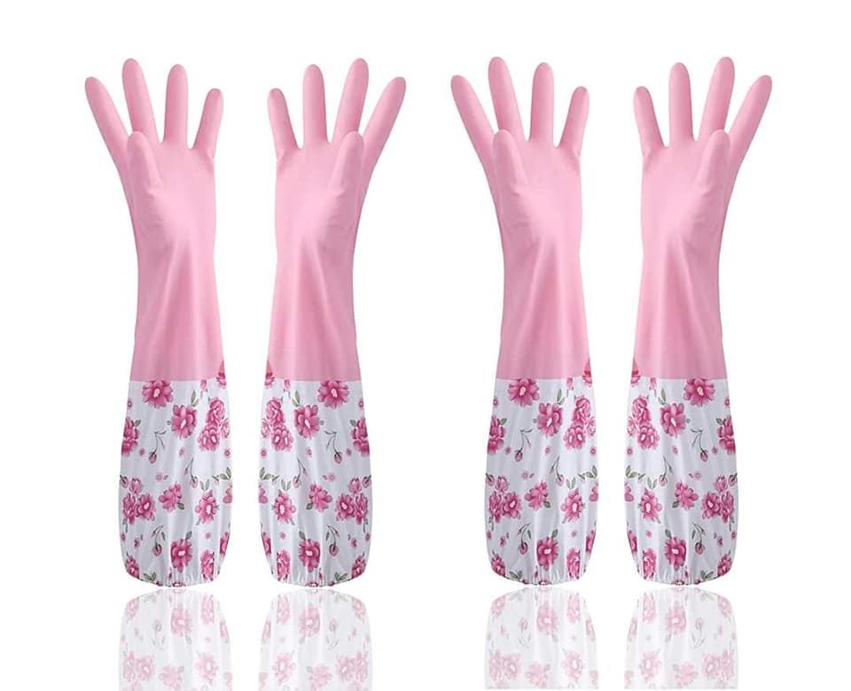 Long Silicon hand gloves ( 1 - Pair )