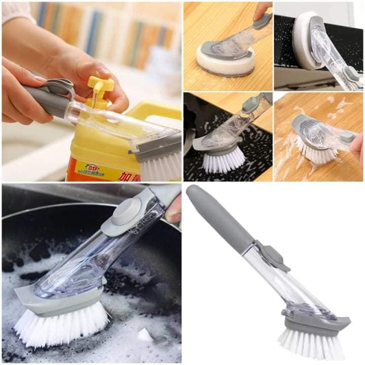 ( 2 in 1 ) Refill Liquid Cleaning Brush