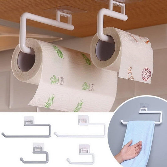 L-Shape Adhesive Hook Wall Mounted Cloth Coats Hats Hanger