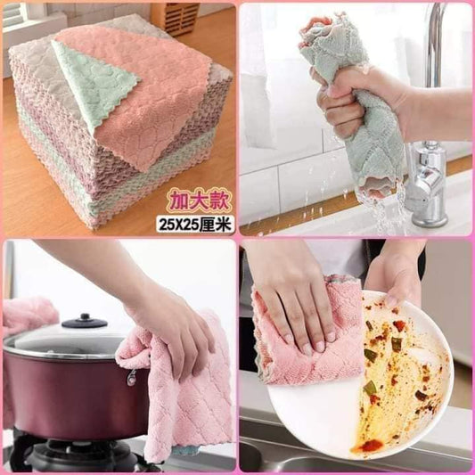 Microfiber Kitchen Cleaning Towel. ( 4 - Pis set )