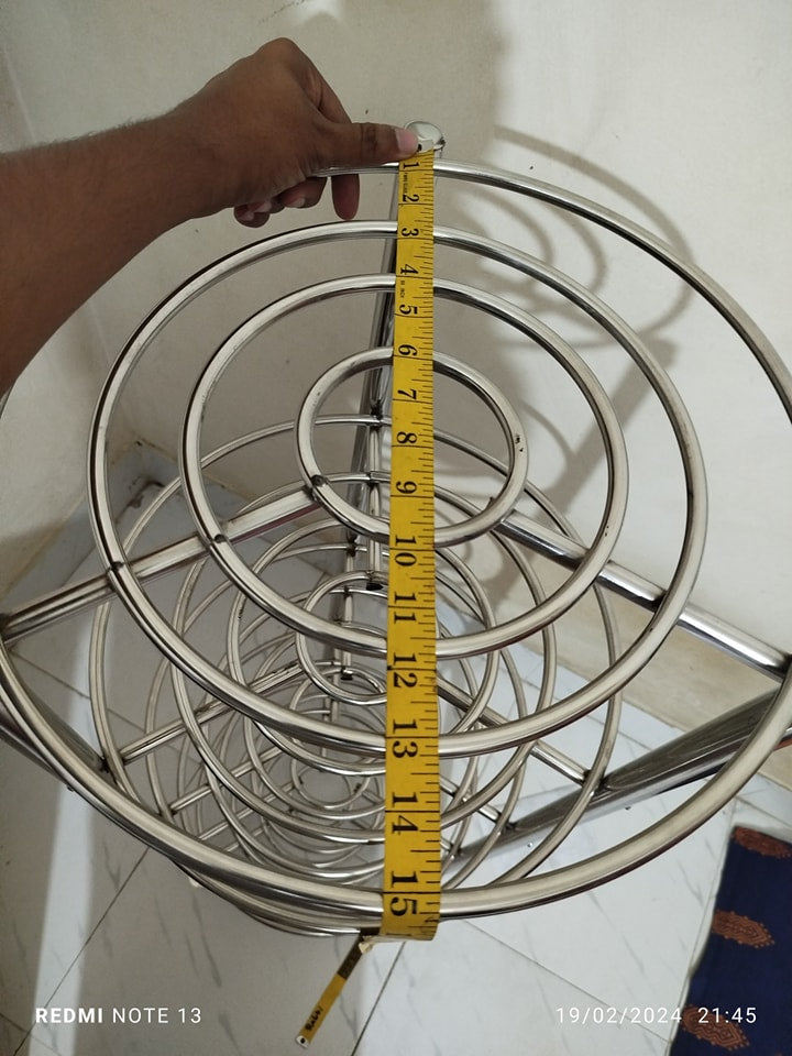 5 Layer Kitchen Steel Pot Rack