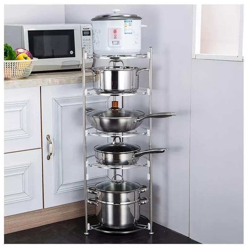 5 Layer Kitchen Pot Organizer Rack