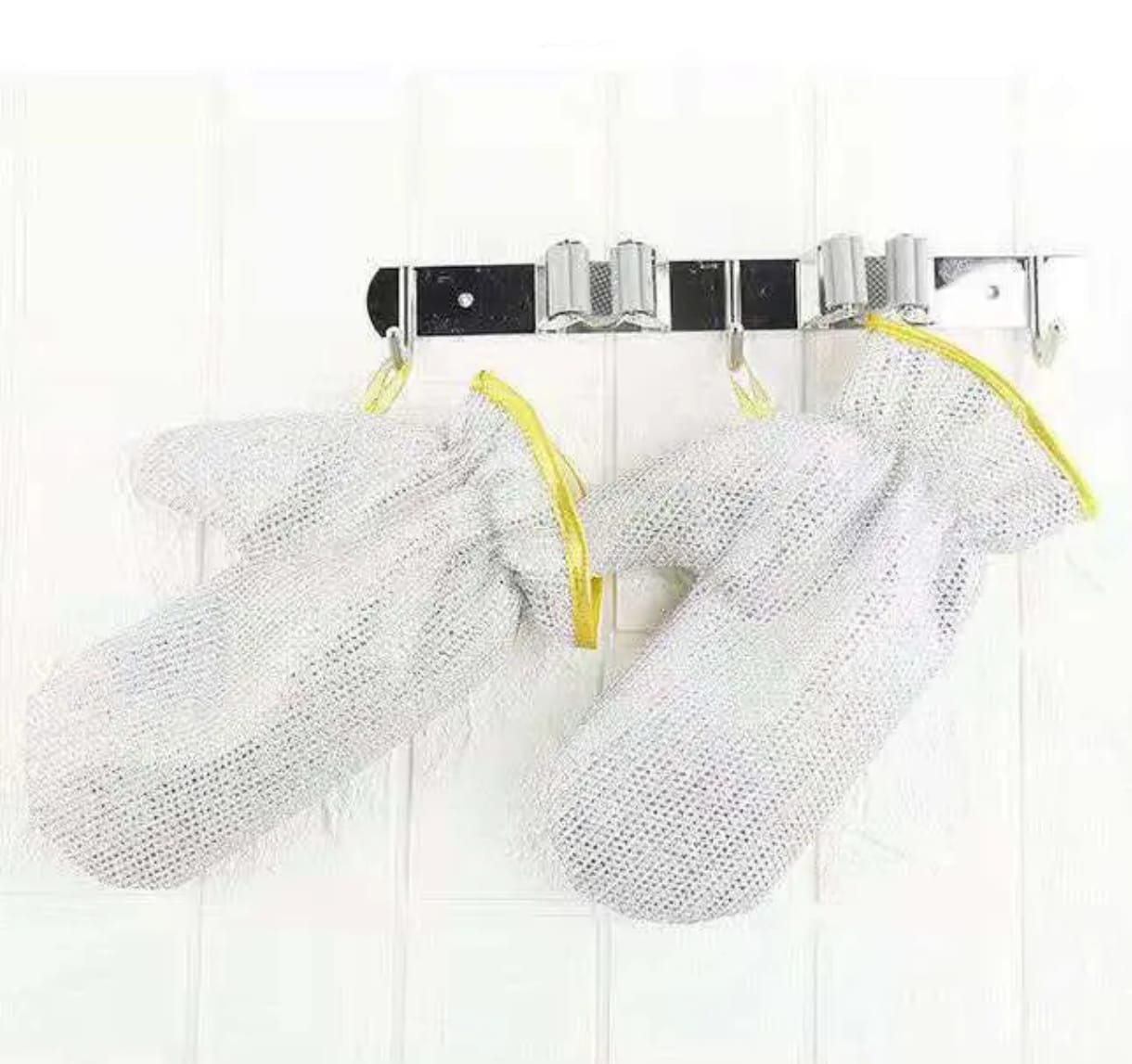 Stainless Steel Wire Waterproof Dish washing Gloves ( 1 - pair )