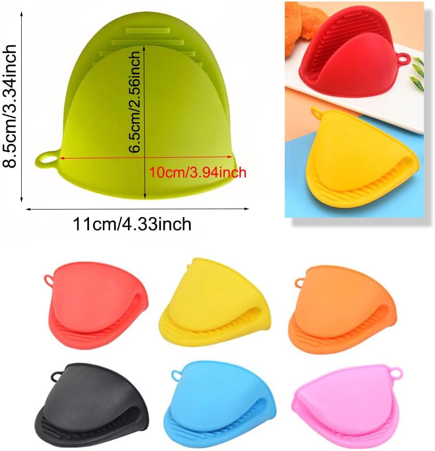 Silicone Finger Protection for Kitchen Cooking ( 1 - Pair )