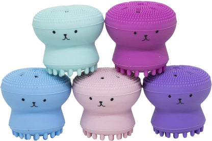 Silicone Scrubber Face Cleaner Octopus brush .