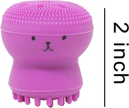 Silicone Scrubber Face Cleaner Octopus brush .