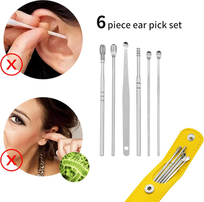 6pcs/Set Ear Wax Cleaner.